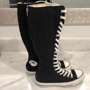 Knee high Converse All Star Chuck Taylor boots